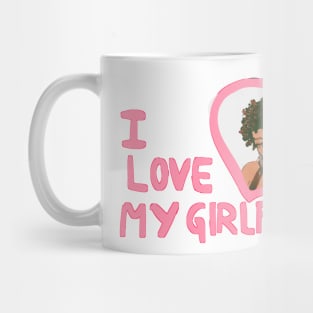 I love my girlfriend Frenchie Mug